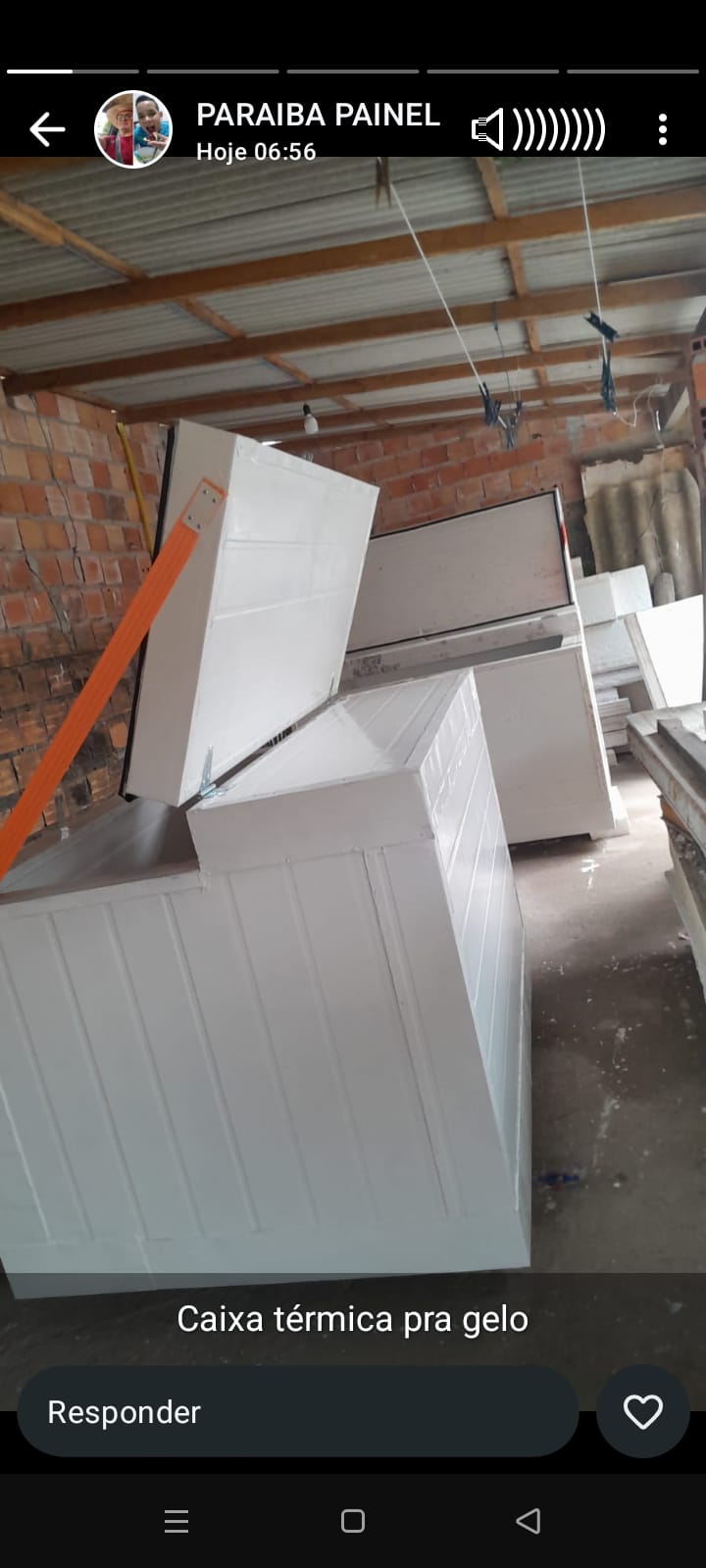 Caixas térmicas para gelo fabricadas pela RK Refrigeração